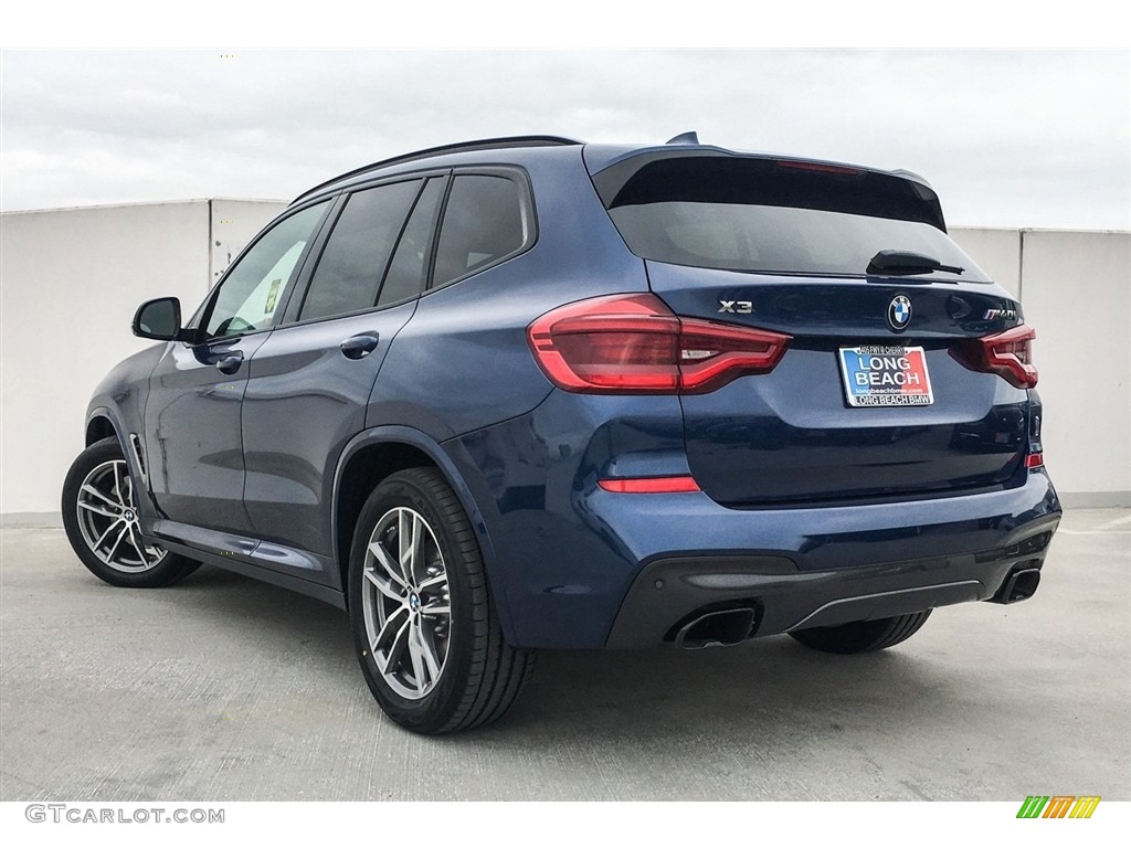 2018 X3 M40i - Phytonic Blue Metallic / Cognac photo #3