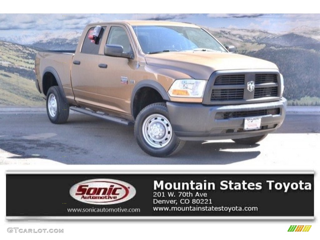 2012 Ram 2500 HD ST Crew Cab 4x4 - Saddle Brown Pearl / Dark Slate/Medium Graystone photo #1