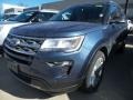2018 Blue Metallic Ford Explorer XLT 4WD  photo #1
