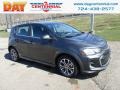 2018 Nightfall Gray Metallic Chevrolet Sonic LT Hatchback  photo #1