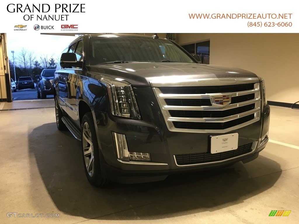 2018 Escalade ESV Luxury 4WD - Dark Granite Metallic / Jet Black photo #1