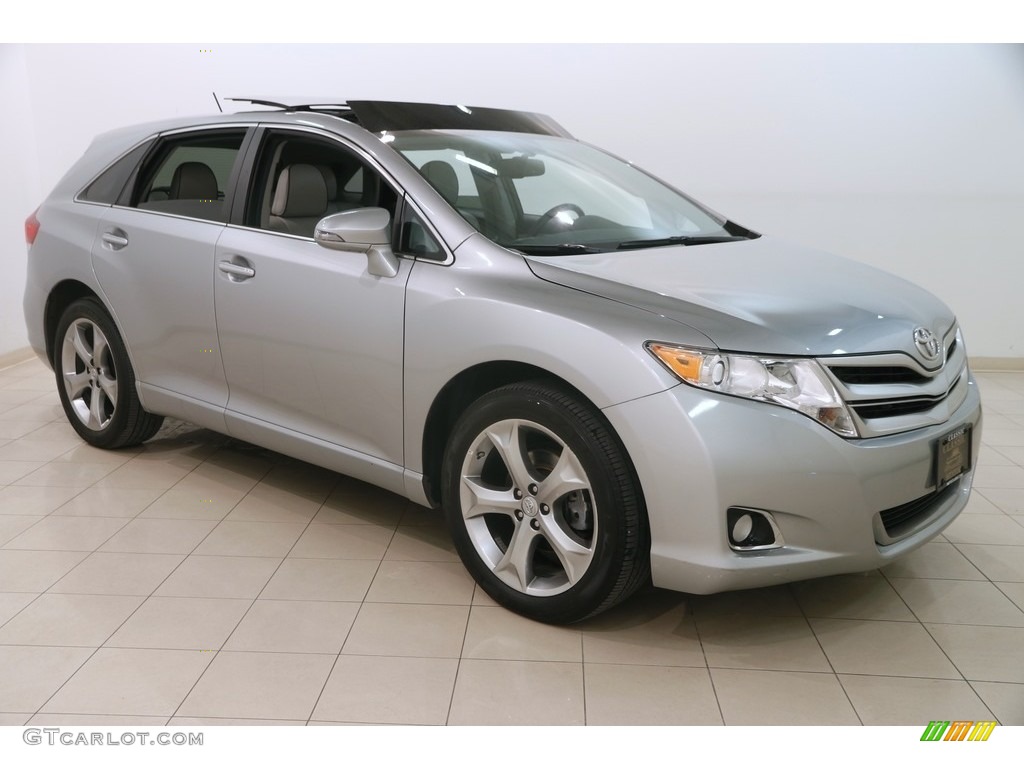 2015 Venza XLE V6 - Celestial Silver Metallic / Light Gray photo #1