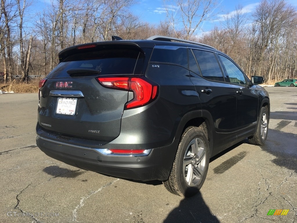 2018 Terrain SLT AWD - Graphite Gray Metallic / ­Jet Black photo #6