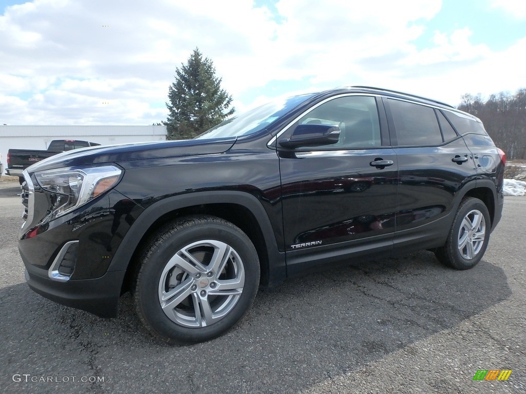 2018 Terrain SLE AWD - Ebony Twilight Metallic / ­Jet Black photo #1