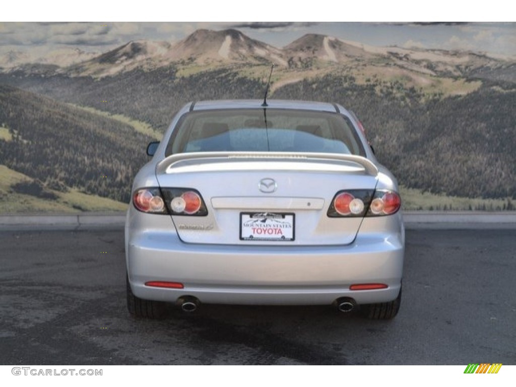 2007 MAZDA6 i Sport Sedan - Glacier Silver Metallic / Gray photo #9
