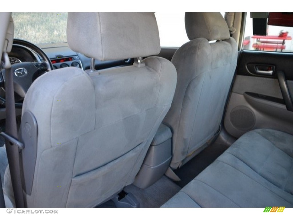 2007 MAZDA6 i Sport Sedan - Glacier Silver Metallic / Gray photo #19