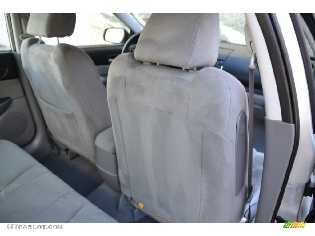 2007 MAZDA6 i Sport Sedan - Glacier Silver Metallic / Gray photo #20