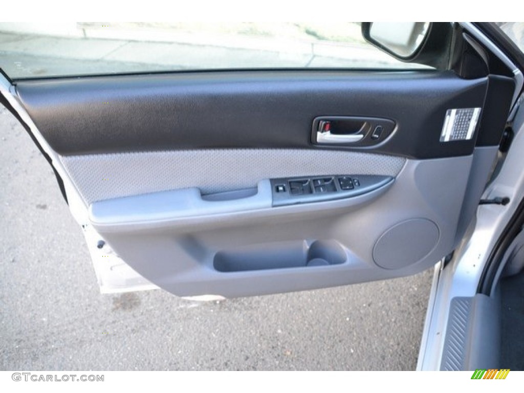 2007 MAZDA6 i Sport Sedan - Glacier Silver Metallic / Gray photo #24