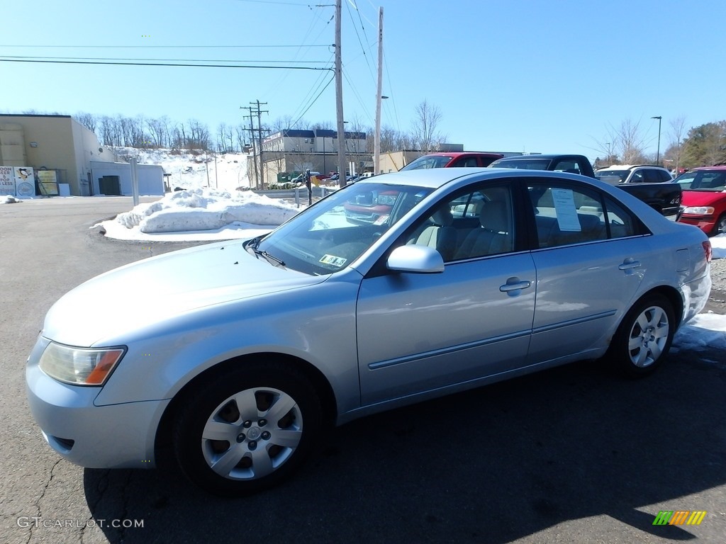 2007 Sonata GLS - Silver Blue / Gray photo #1