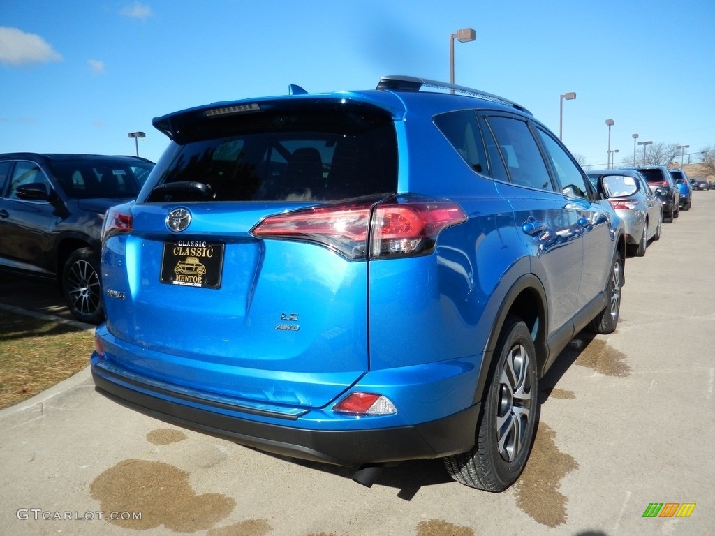 2018 RAV4 LE - Electric Storm Blue / Black photo #2