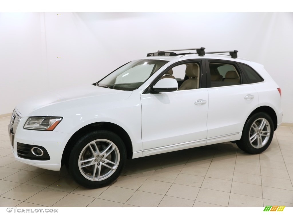 2017 Q5 2.0 TFSI Premium quattro - Ibis White / Pistachio Beige photo #3