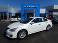 Pearl White 2013 Nissan Altima 2.5 S