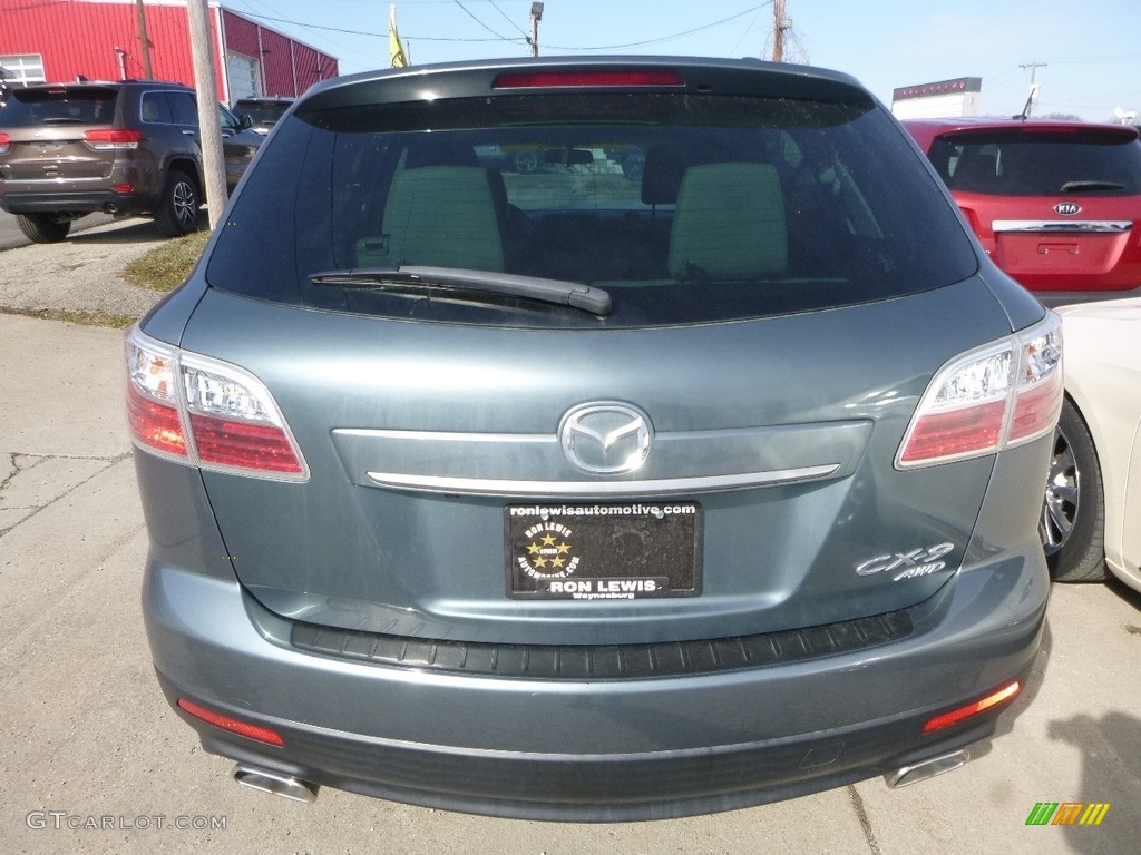 2012 CX-9 Touring AWD - Dolphin Gray Mica / Sand photo #4