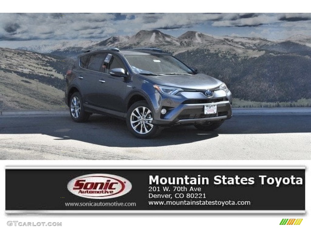 2018 RAV4 Limited AWD Hybrid - Magnetic Gray Metallic / Black photo #1