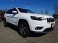 2019 Bright White Jeep Cherokee Limited 4x4  photo #1