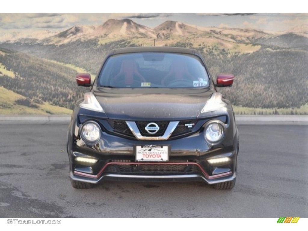 2015 Juke NISMO RS AWD - Super Black / NISMO Black/Red photo #2