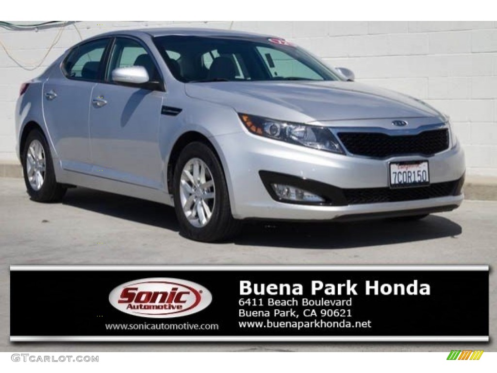 2012 Optima LX - Bright Silver / Gray photo #1