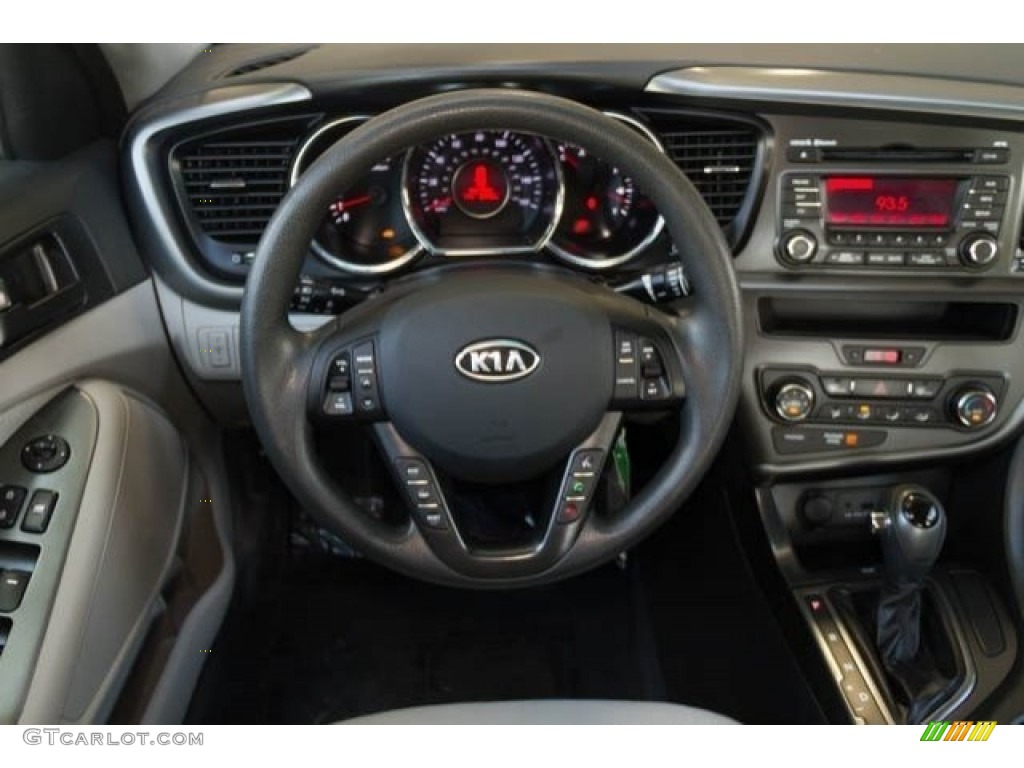 2012 Optima LX - Bright Silver / Gray photo #5