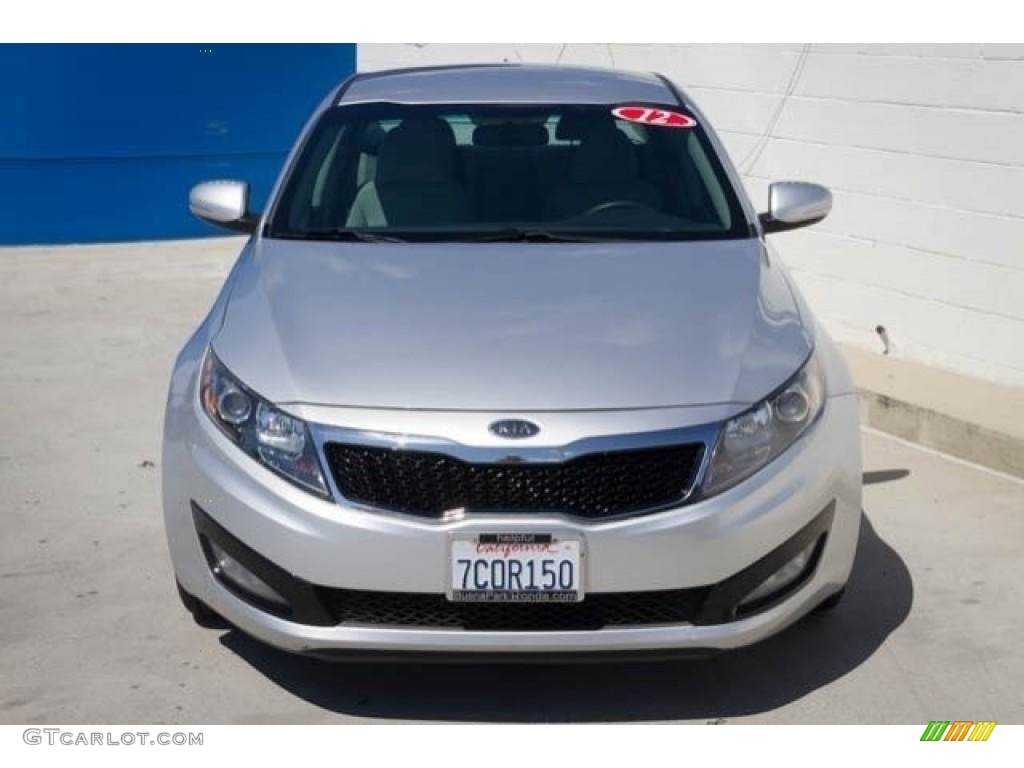 2012 Optima LX - Bright Silver / Gray photo #7