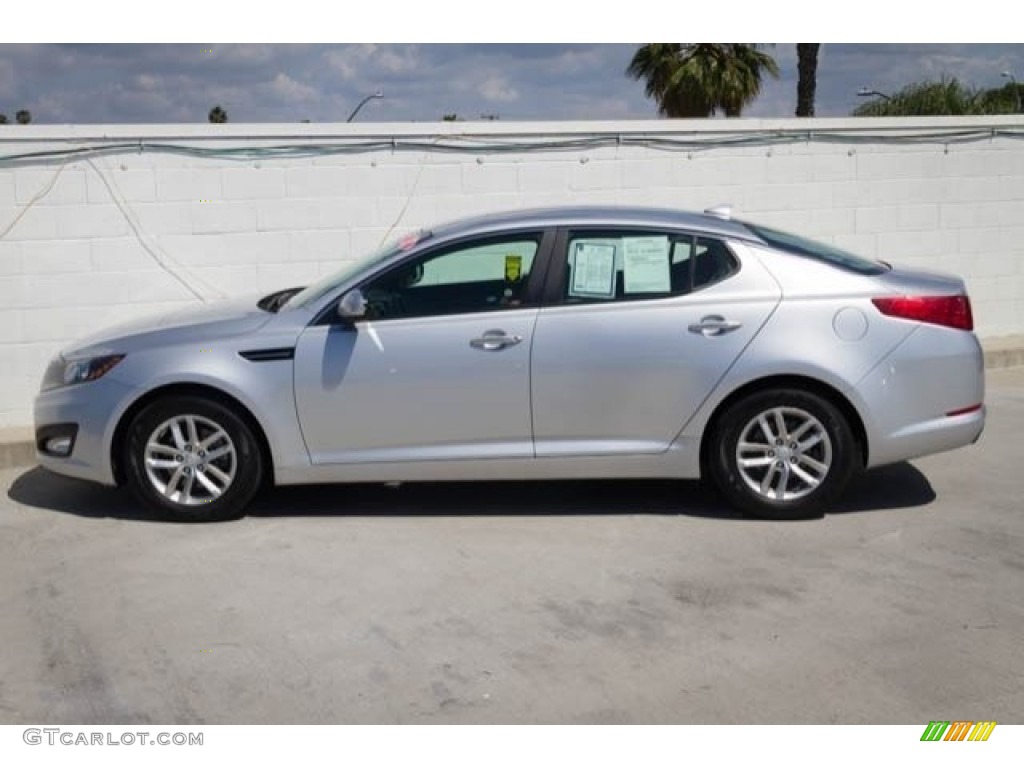 2012 Optima LX - Bright Silver / Gray photo #9