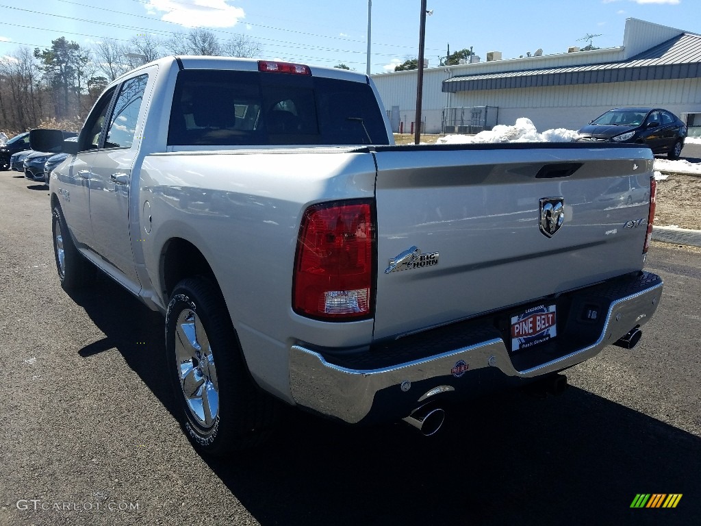 2018 1500 Big Horn Crew Cab 4x4 - Bright Silver Metallic / Black/Diesel Gray photo #4