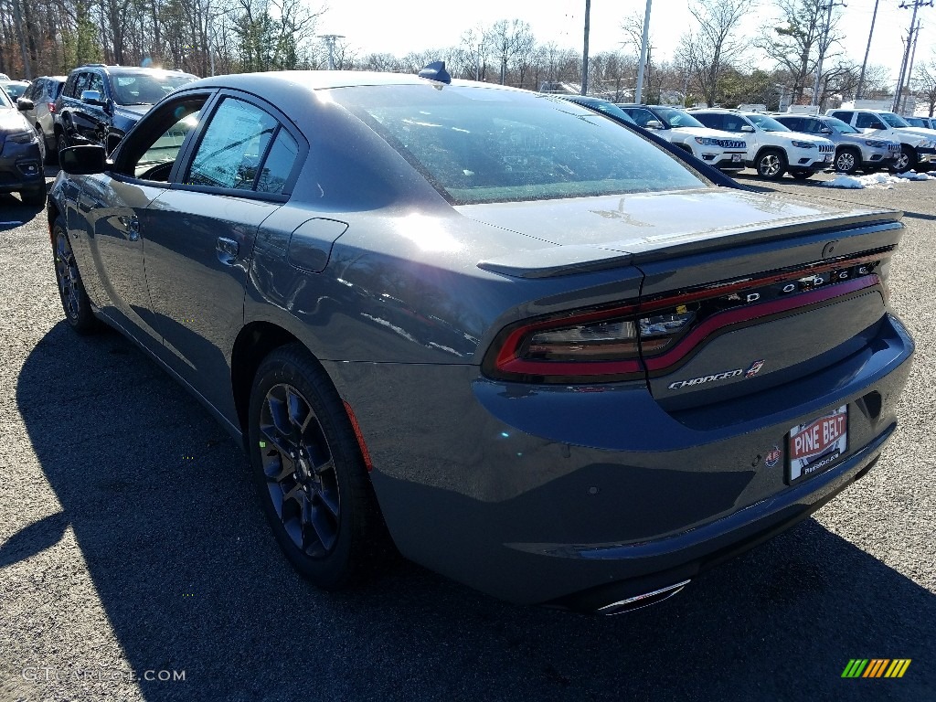 2018 Charger GT AWD - Destroyer Gray / Black photo #4