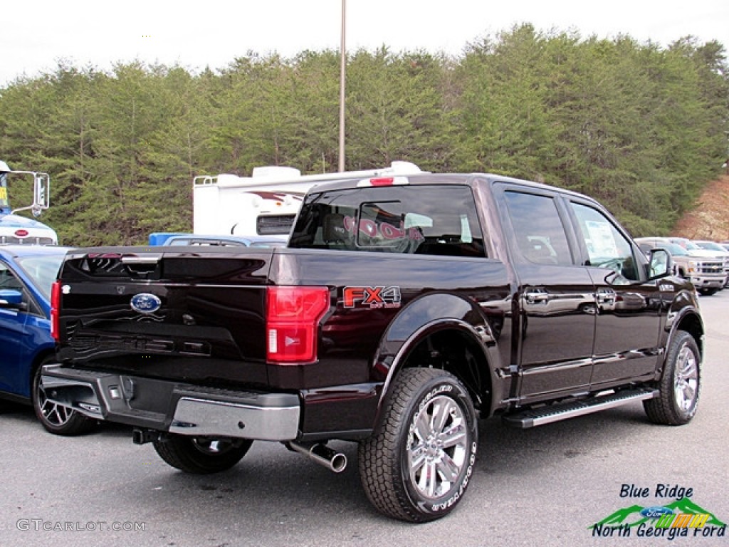 2018 F150 Lariat SuperCrew 4x4 - Magma Red / Light Camel photo #5