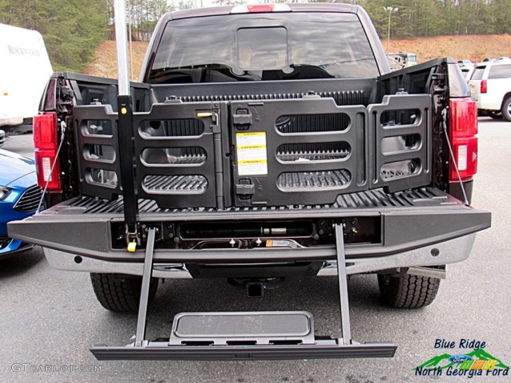 2018 F150 Lariat SuperCrew 4x4 - Magma Red / Light Camel photo #14