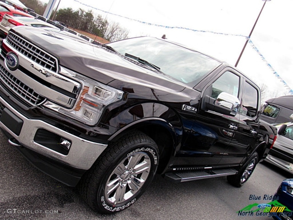 2018 F150 Lariat SuperCrew 4x4 - Magma Red / Light Camel photo #34