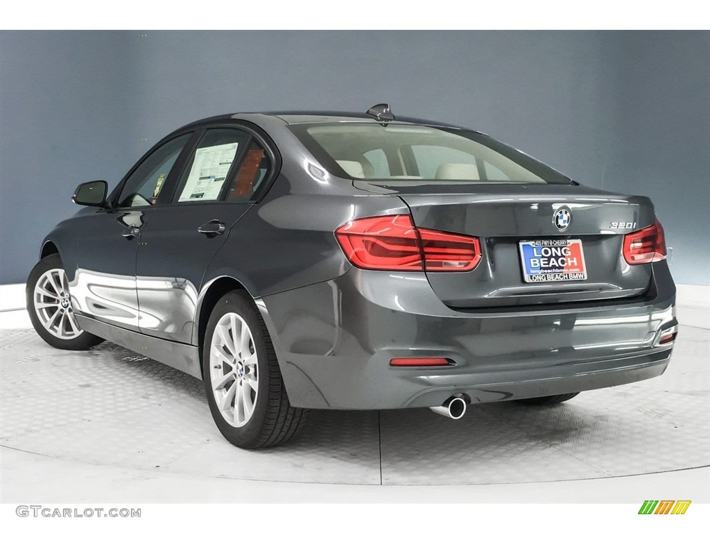 2018 3 Series 320i Sedan - Mineral Grey Metallic / Black photo #3