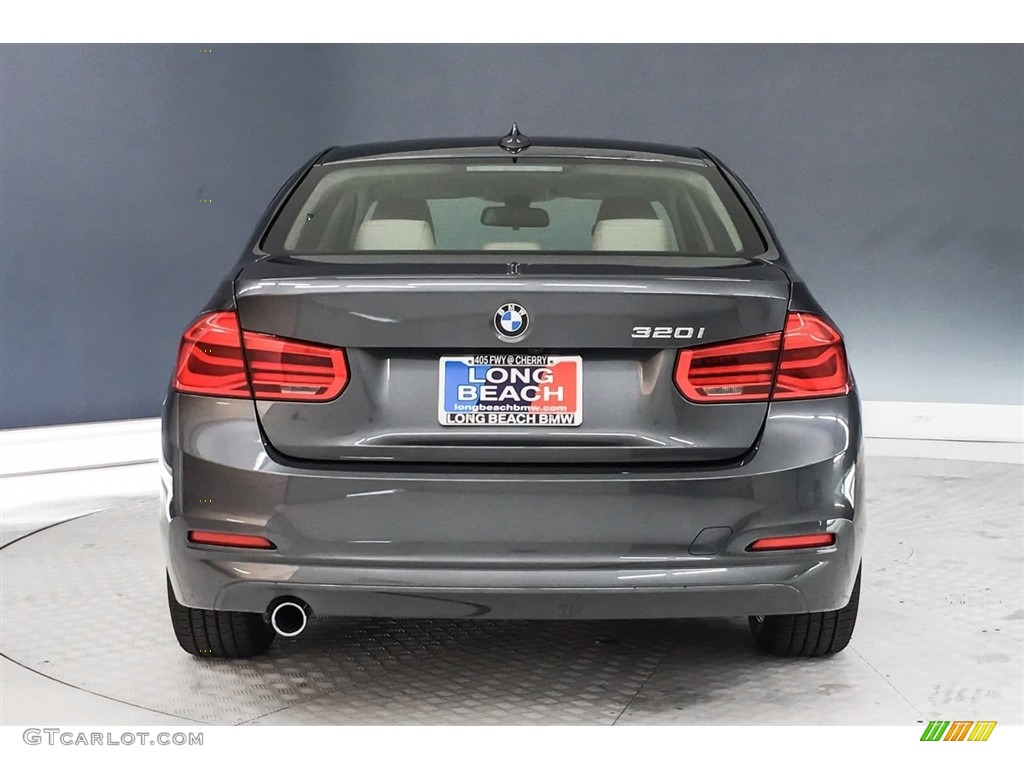 2018 3 Series 320i Sedan - Mineral Grey Metallic / Black photo #4