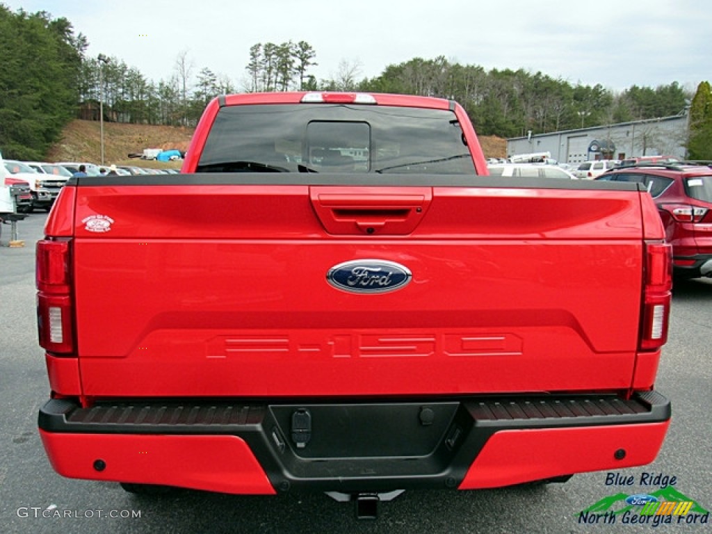 2018 F150 Lariat SuperCrew 4x4 - Race Red / Black photo #4