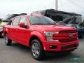 2018 Race Red Ford F150 Lariat SuperCrew 4x4  photo #7