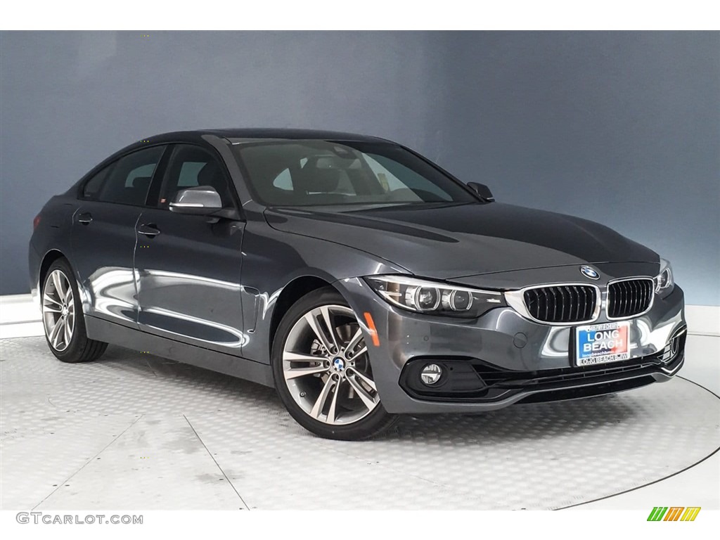 2018 4 Series 430i Gran Coupe - Mineral Grey Metallic / Black photo #12