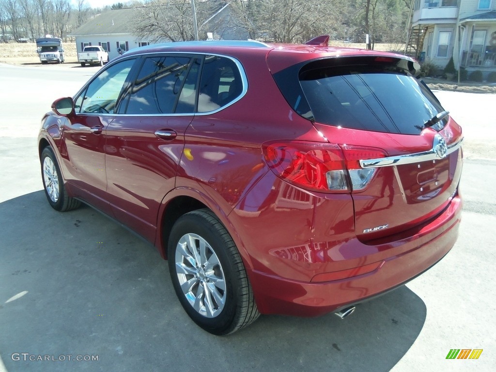 2017 Envision Essence AWD - Chili Red Metallic / Light Neutral photo #5