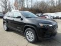 2019 Diamond Black Crystal Pearl Jeep Cherokee Latitude 4x4  photo #7