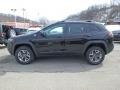 2019 Diamond Black Crystal Pearl Jeep Cherokee Trailhawk Elite 4x4  photo #2