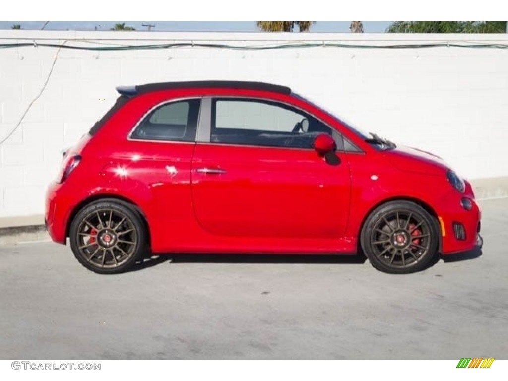 Rosso (Red) 2017 Fiat 500c Abarth Exterior Photo #126226816