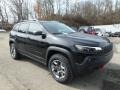 Diamond Black Crystal Pearl 2019 Jeep Cherokee Trailhawk Elite 4x4 Exterior