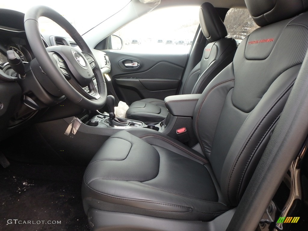 2019 Jeep Cherokee Trailhawk Elite 4x4 Front Seat Photo #126226945