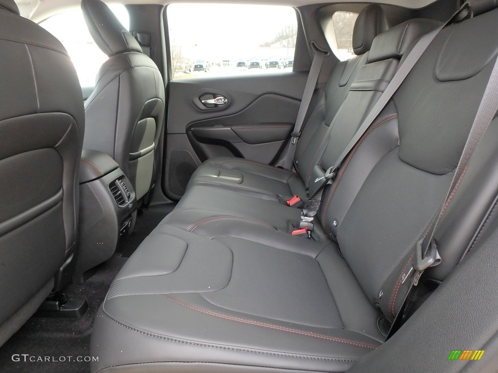 Black Interior 2019 Jeep Cherokee Trailhawk Elite 4x4 Photo #126226966