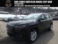 2019 Diamond Black Crystal Pearl Jeep Cherokee Latitude 4x4  photo #1