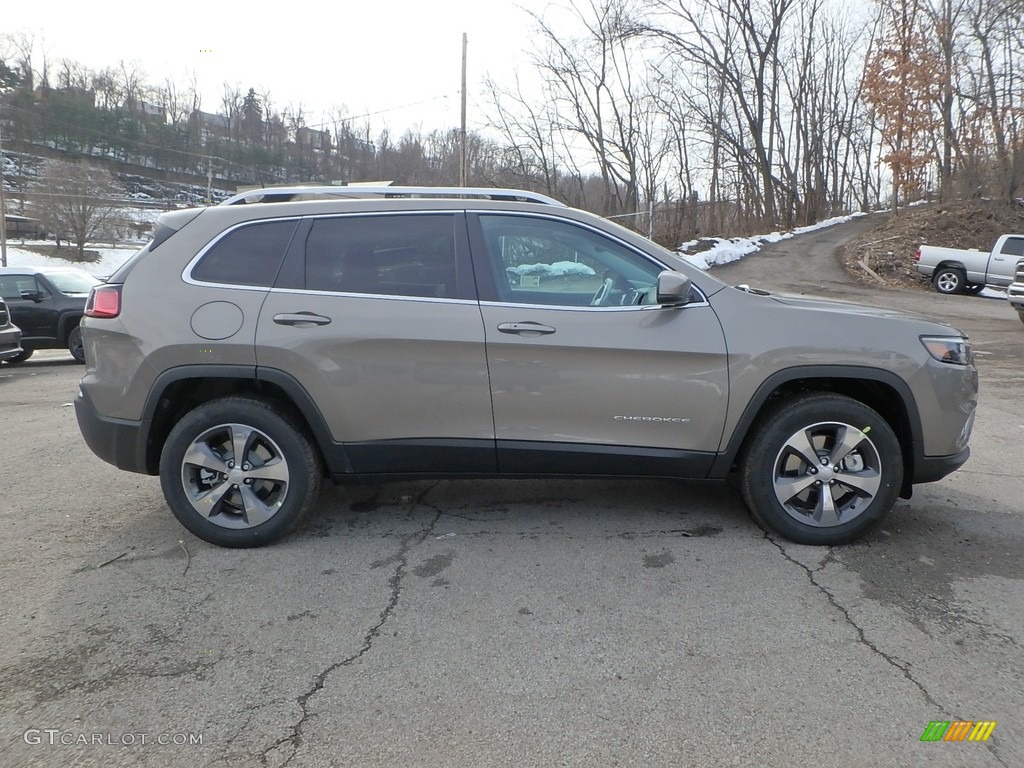 2019 Cherokee Limited 4x4 - Light Brownstone Pearl / Black photo #6