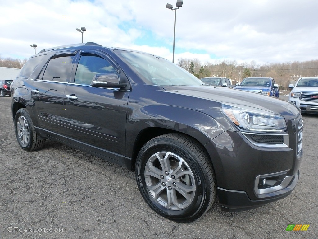 2015 Acadia SLT AWD - Iridium Metallic / Dark Cashmere photo #4