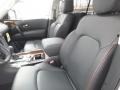 2018 Nissan Armada Charcoal Interior Front Seat Photo