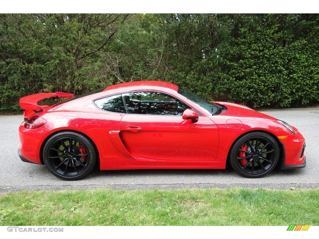 2016 Cayman GT4 - Guards Red / Black photo #7