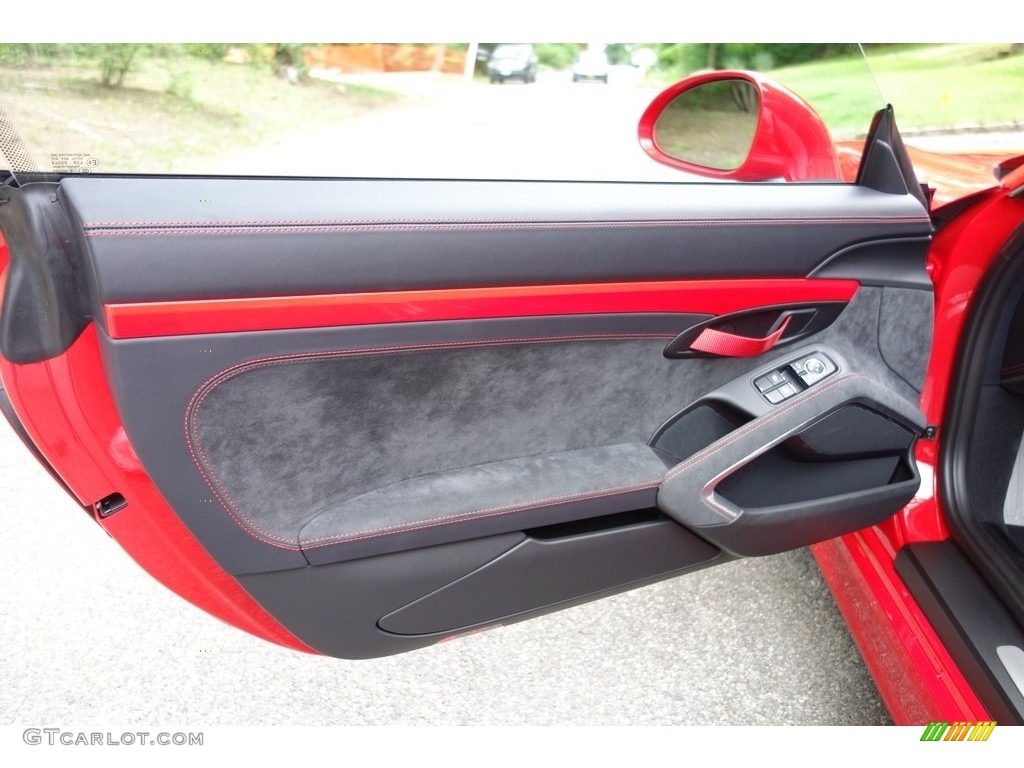 2016 Porsche Cayman GT4 Black Door Panel Photo #126232227