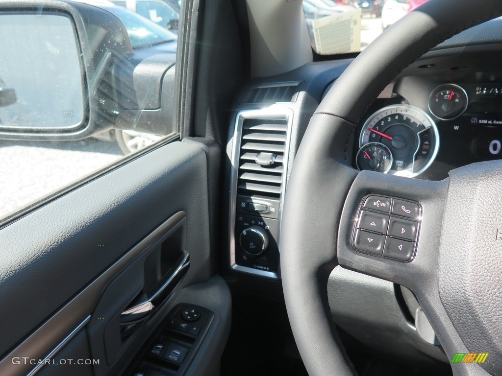 2018 1500 Big Horn Crew Cab 4x4 - Brilliant Black Crystal Pearl / Black/Diesel Gray photo #14