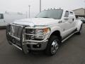 Oxford White 2011 Ford F350 Super Duty Lariat Crew Cab 4x4 Dually