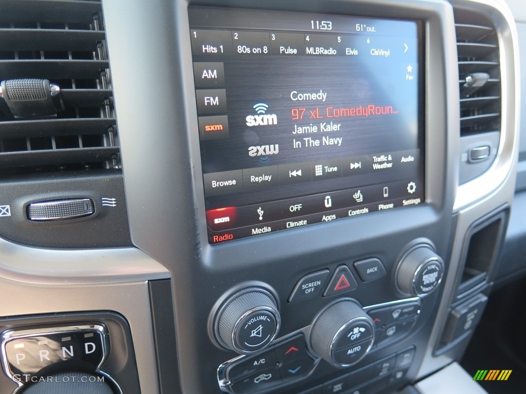 2018 1500 Big Horn Crew Cab 4x4 - Brilliant Black Crystal Pearl / Black/Diesel Gray photo #18